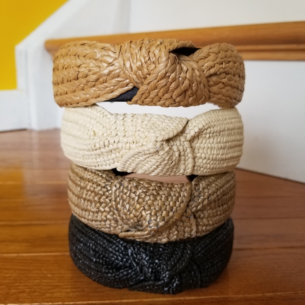 Woven knotted headbands